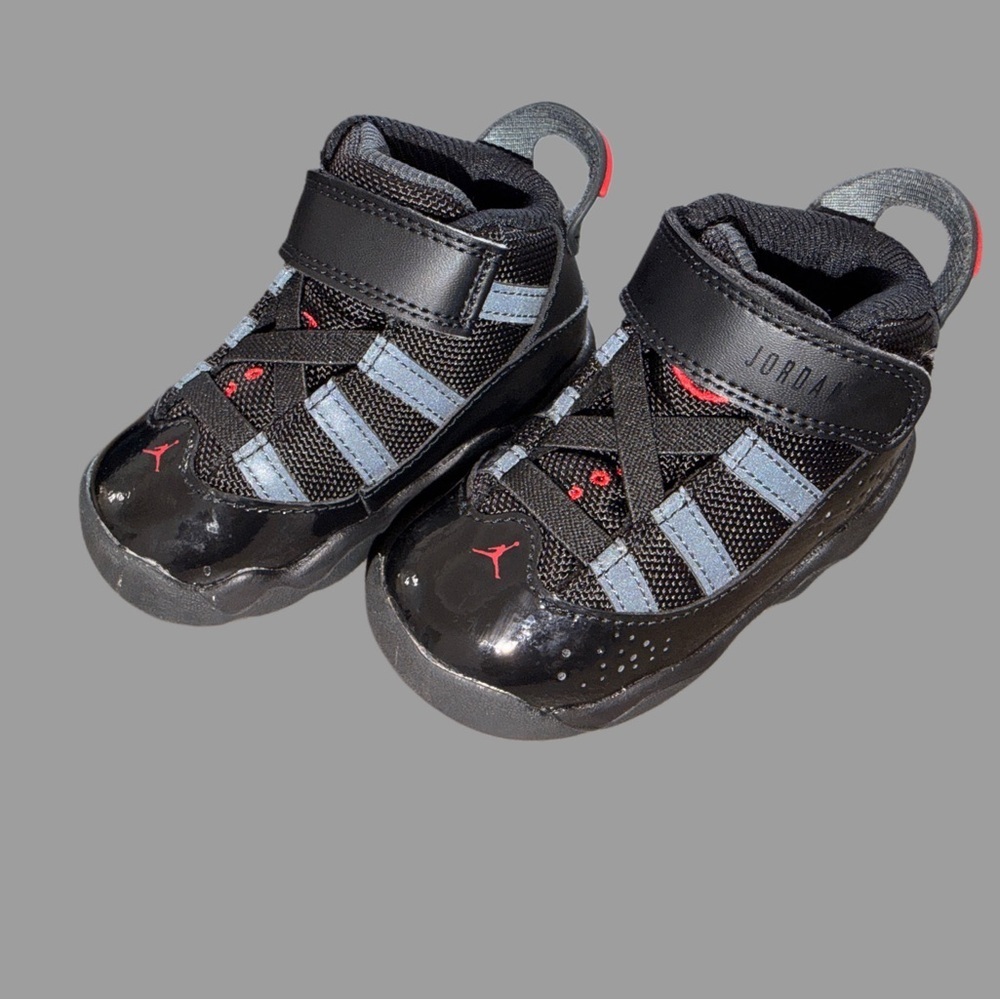 Jordan Kids Sneakers - Jordan 6 Rings "Black/Fire Red/Anthracite"